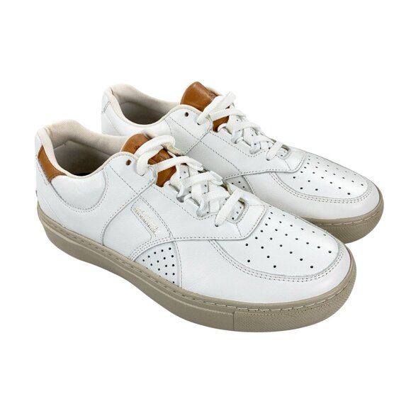 SAS High Street Lace Up Sneaker Mens Size 9 M Venice White/Brown Leather NEW - Picture 1 of 5